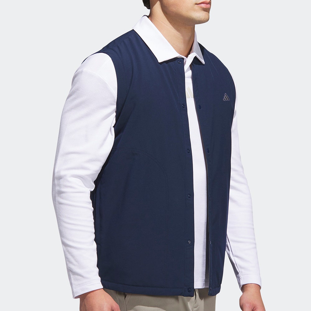 adidas Golf Jumper - Go-To Padded Vest - Collegiate Navy AW25