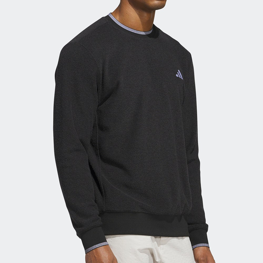 adidas Golf Jumper - Tour Crew Neck - Black AW25