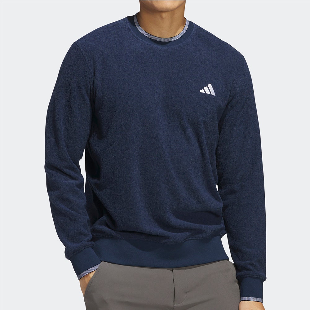 adidas Golf Jumper - Tour Crew Neck - Collegiate Navy AW25