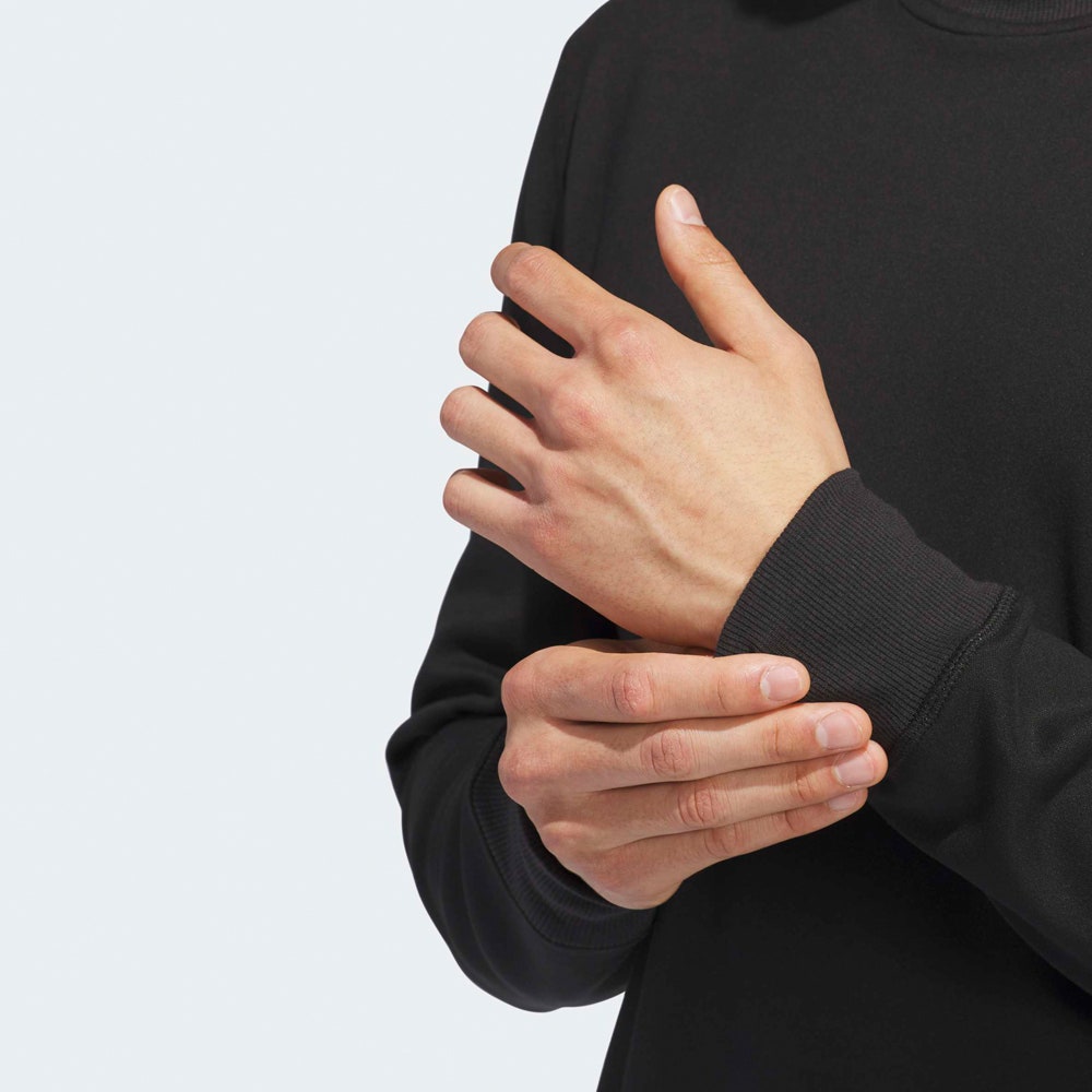 adidas Golf Jumper - U365 Climawarm Crew Neck - Black AW26