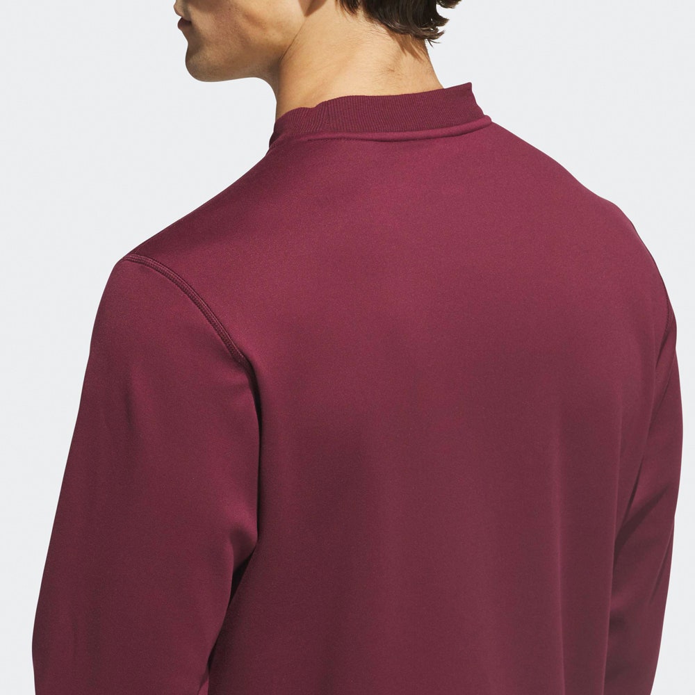 adidas Golf Jumper - U365 Climawarm Crew Neck - Maroon AW26