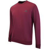 adidas Golf Jumper - U365 Climawarm Crew Neck - Maroon AW26