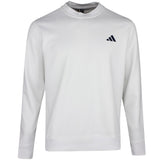 adidas Golf Jumper - U365 Climawarm Crew Neck - White AW26