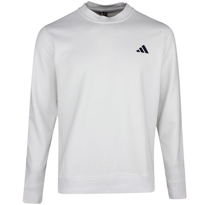 adidas Golf Jumper - U365 Climawarm Crew Neck - White AW26