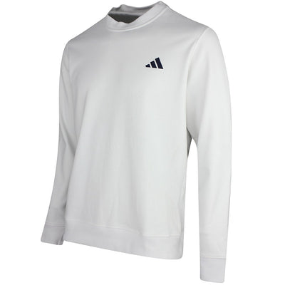 adidas Golf Jumper - U365 Climawarm Crew Neck - White AW26