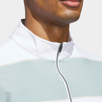 adidas Golf Jumper - U365 Rugby Stripe QZ - Wonder Sage SS26