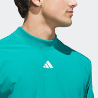 adidas Golf Pullover - BTC Twistweave Hybrid LS - Pure Teal AW25