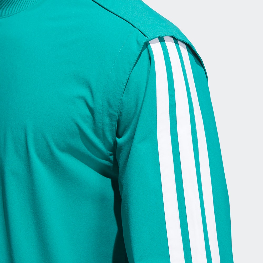 adidas Golf Pullover - BTC Twistweave Hybrid LS - Pure Teal AW25