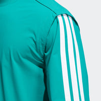 adidas Golf Pullover - BTC Twistweave Hybrid LS - Pure Teal AW25