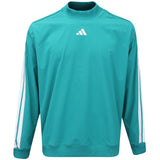 adidas Golf Pullover - BTC Twistweave Hybrid LS - Pure Teal AW25