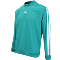 adidas Golf Pullover - BTC Twistweave Hybrid LS - Pure Teal AW25