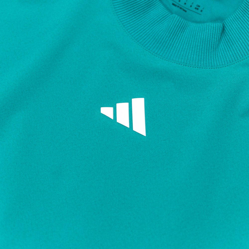 adidas Golf Pullover - BTC Twistweave Hybrid LS - Pure Teal AW25
