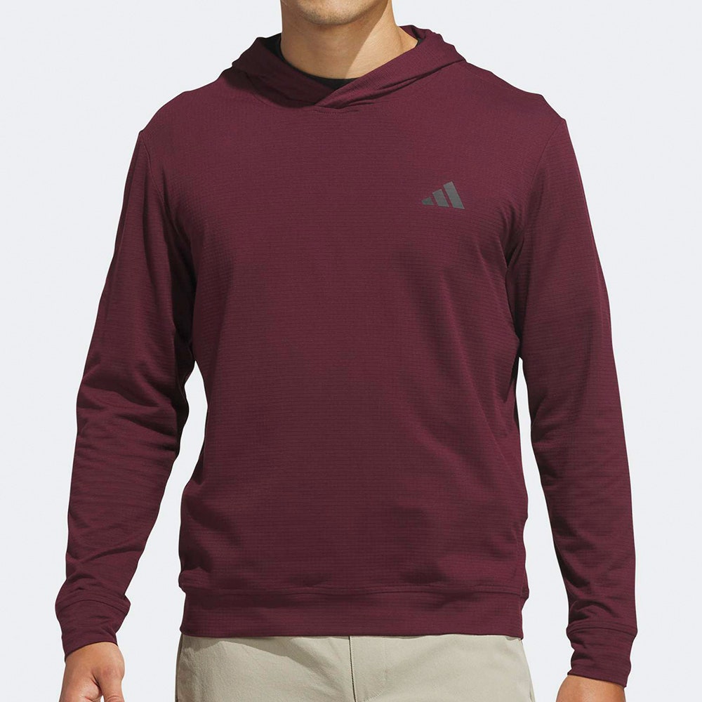 adidas Golf Pullover - Elevated Hoodie - Maroon AW26