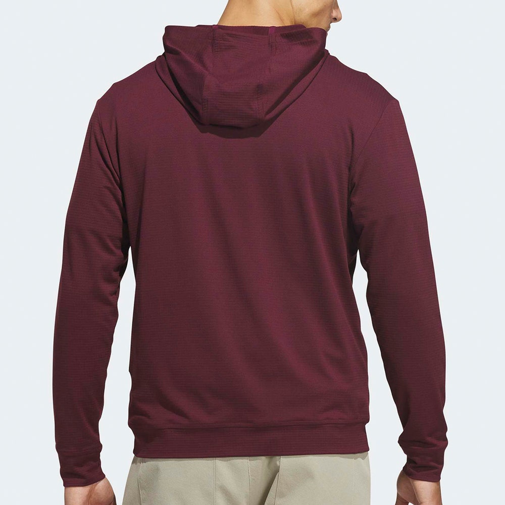 adidas Golf Pullover - Elevated Hoodie - Maroon AW26