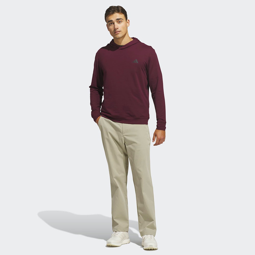 adidas Golf Pullover - Elevated Hoodie - Maroon AW26