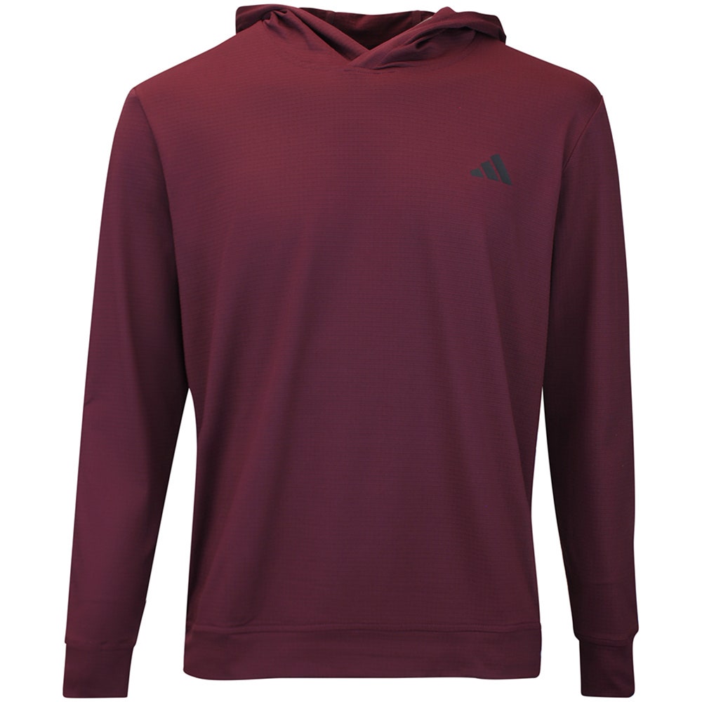 adidas Golf Pullover - Elevated Hoodie - Maroon AW26