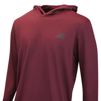 adidas Golf Pullover - Elevated Hoodie - Maroon AW26