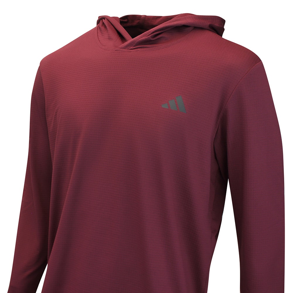 adidas Golf Pullover - Elevated Hoodie - Maroon AW26