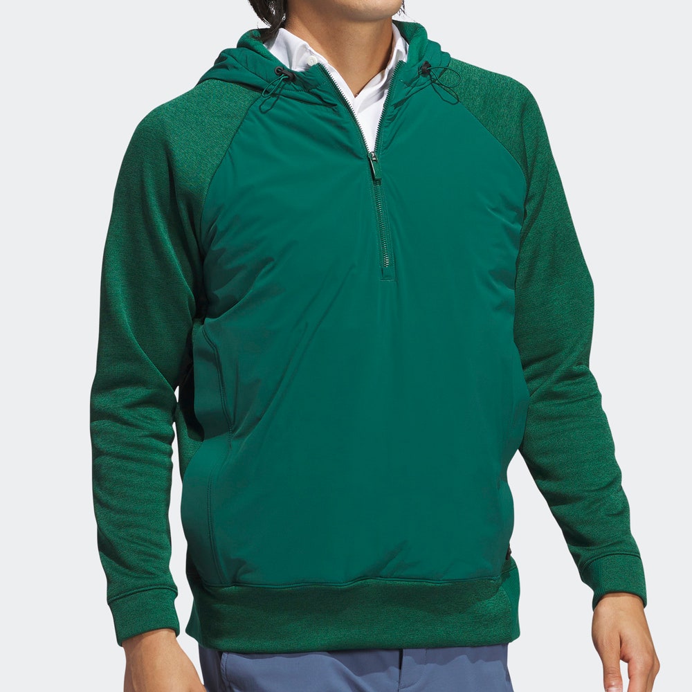 adidas Golf Pullover - Frostguard TOUR Padded Hoodie - Col. Green AW24