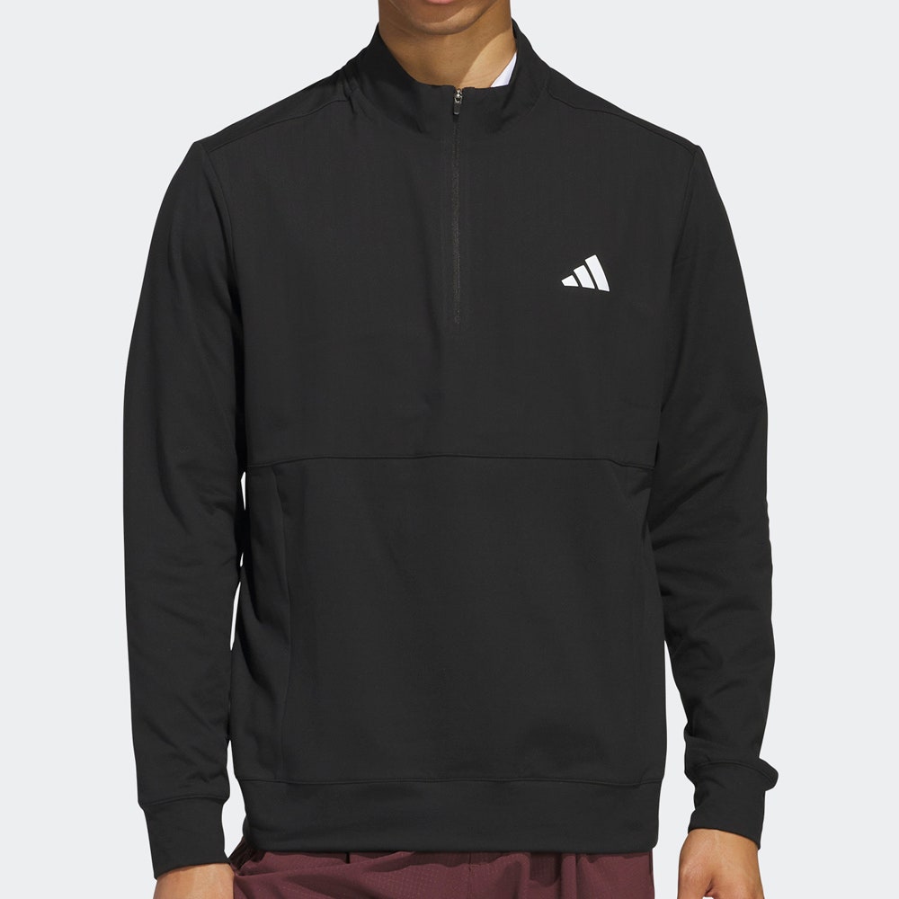 adidas Golf Pullover - Tour QZ - Black SS26
