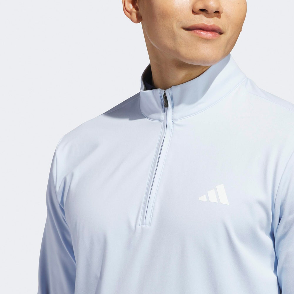 adidas Golf Pullover - U365 Classic QZ - Crystal Sky AW26