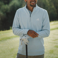 adidas Golf Pullover - U365 Classic QZ - Crystal Sky AW26