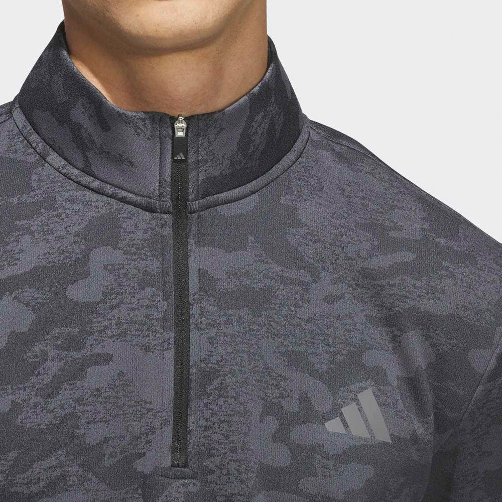 adidas Golf Pullover - U365 DWR QZ - Black AW26