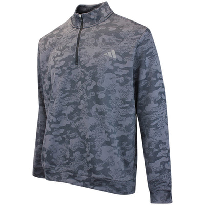adidas Golf Pullover - U365 DWR QZ - Black AW26