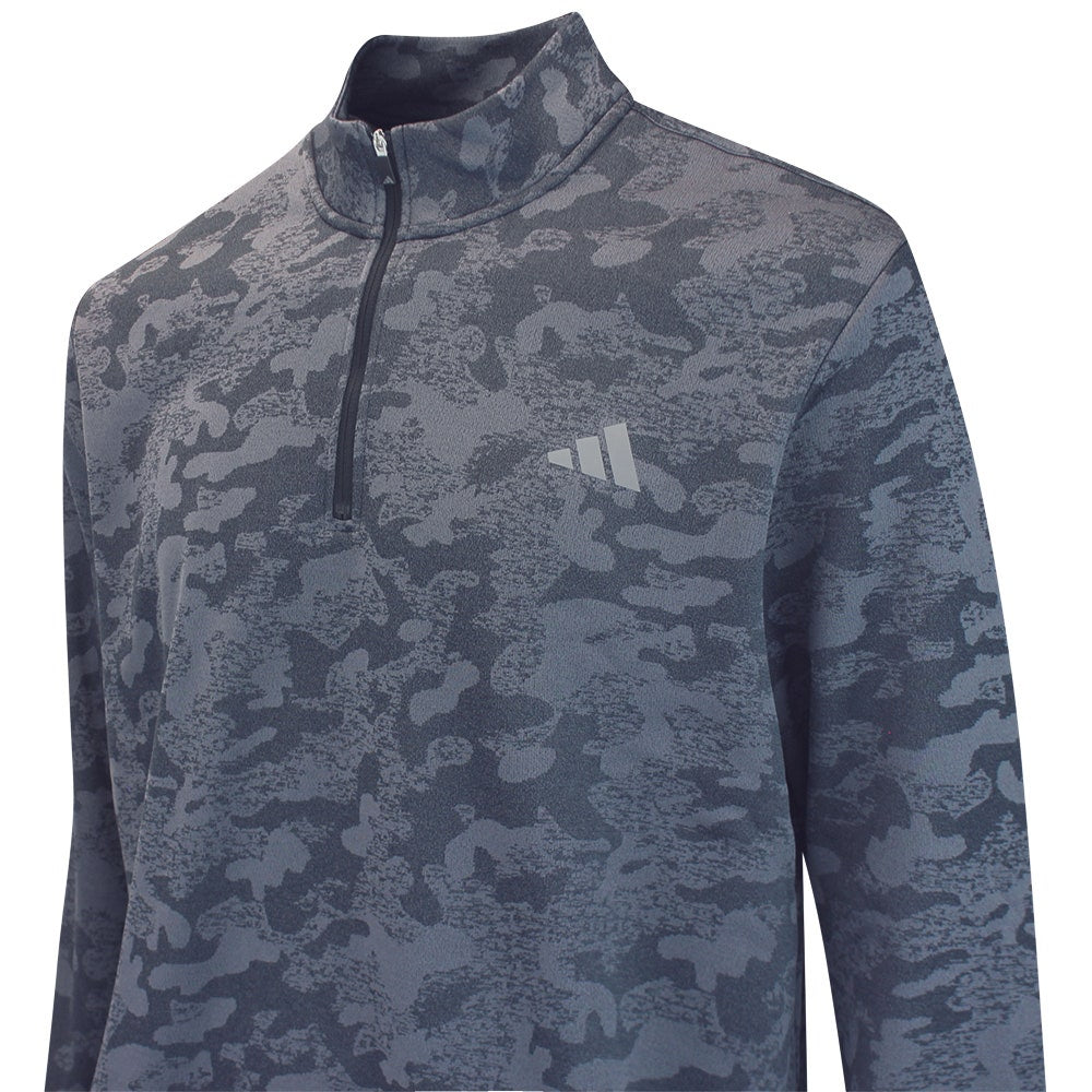 adidas Golf Pullover - U365 DWR QZ - Black AW26