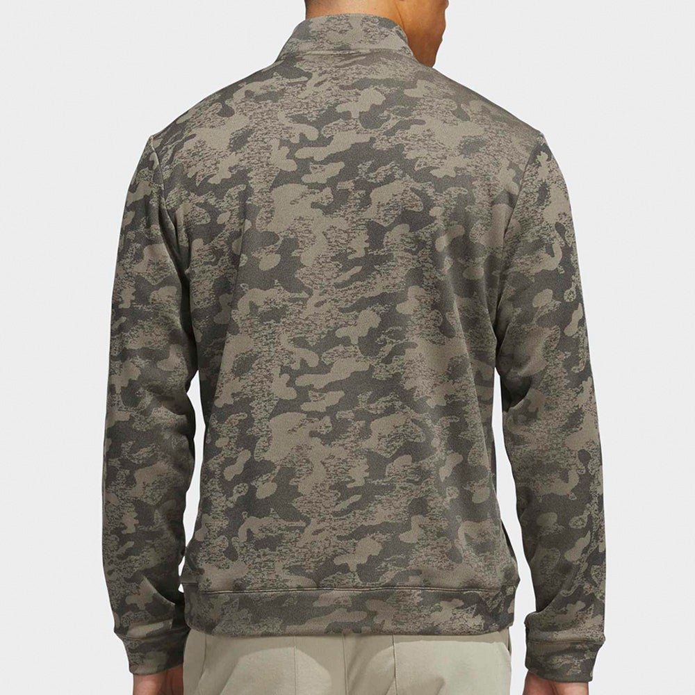 adidas Golf Pullover - U365 DWR QZ - Khaki Six AW26