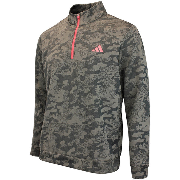 adidas Golf Pullover - U365 DWR QZ - Khaki Six AW26