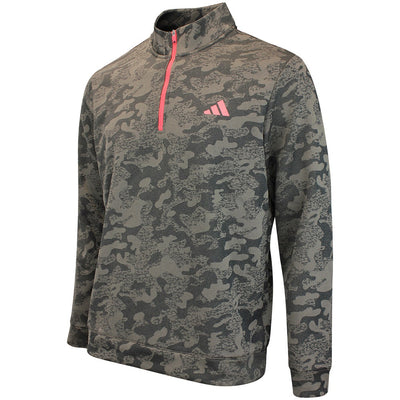 adidas Golf Pullover - U365 DWR QZ - Khaki Six AW26
