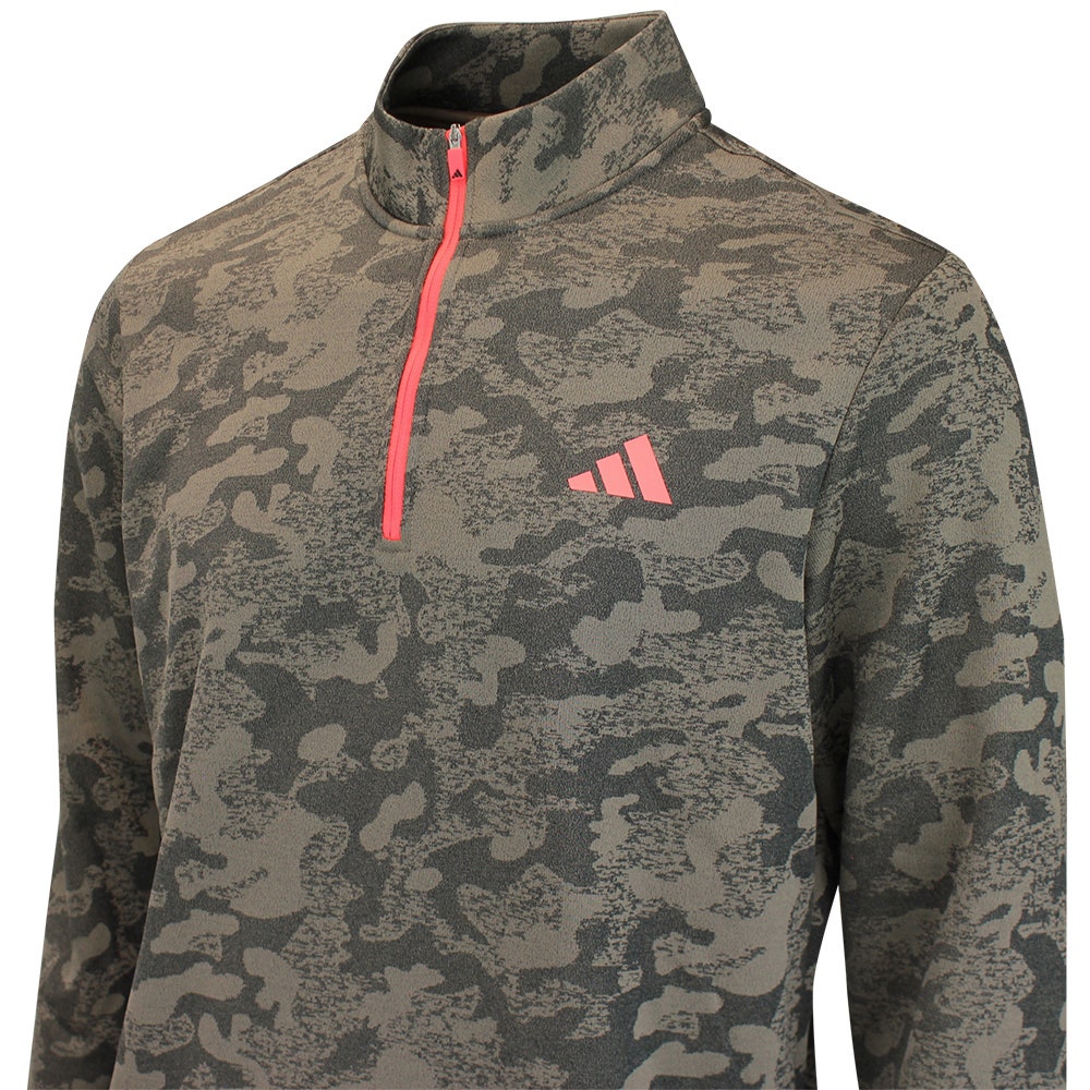 adidas Golf Pullover - U365 DWR QZ - Khaki Six AW26