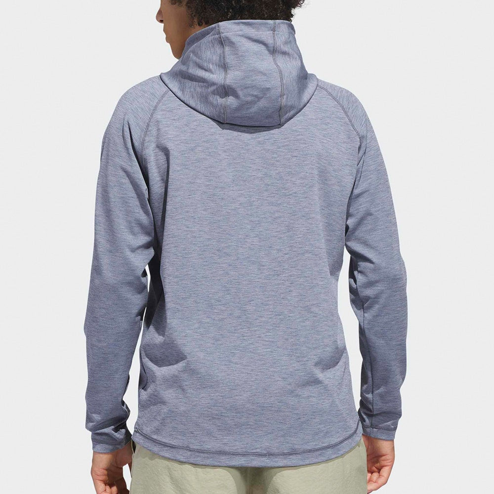 adidas Golf Pullover - U365 Heather Hoodie - Col. Navy Mel. AW26