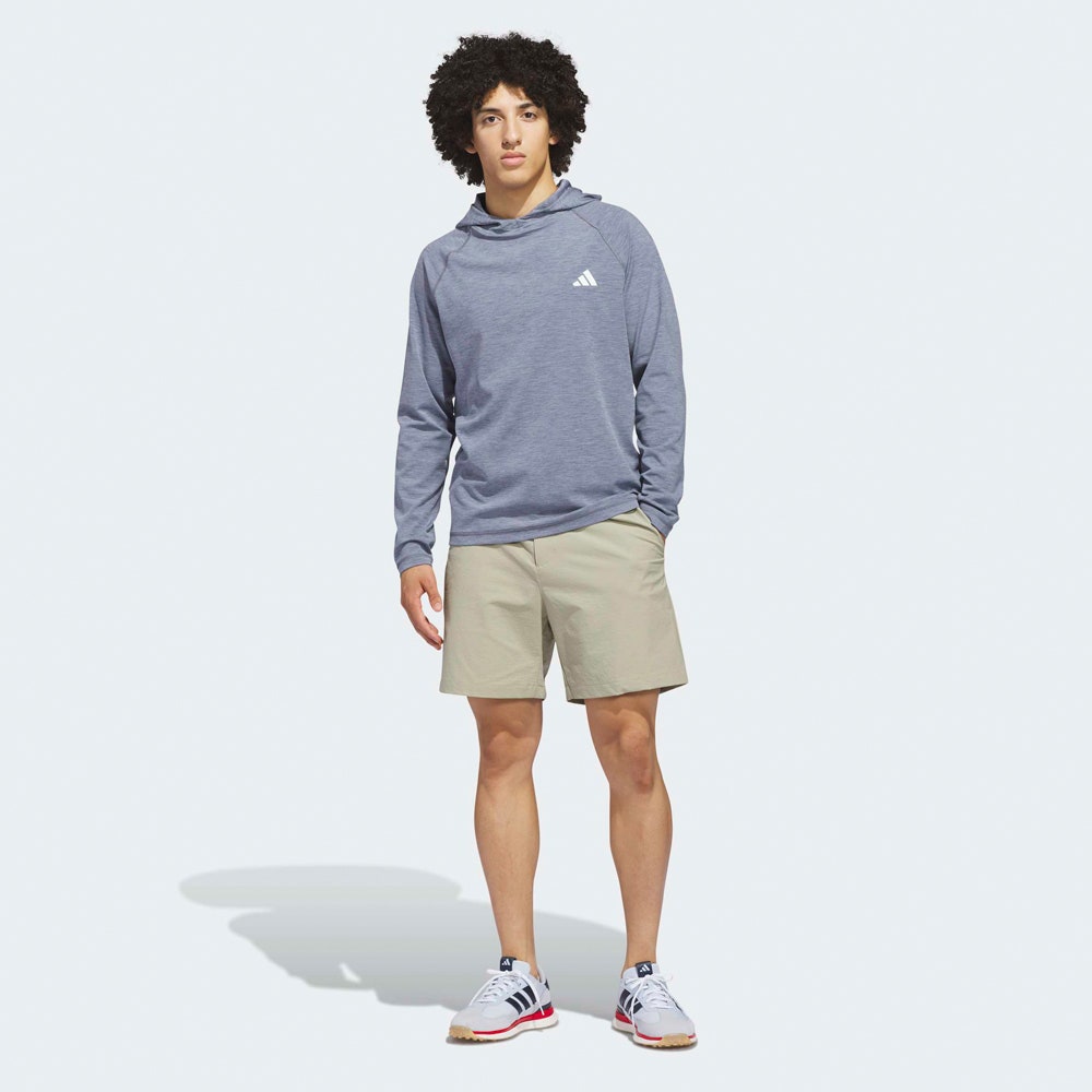 adidas Golf Pullover - U365 Heather Hoodie - Col. Navy Mel. AW26