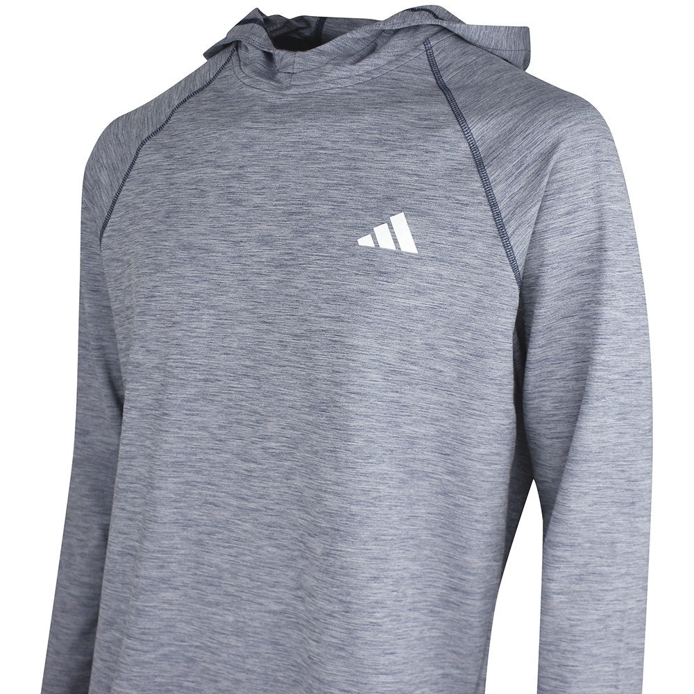 adidas Golf Pullover - U365 Heather Hoodie - Col. Navy Mel. AW26