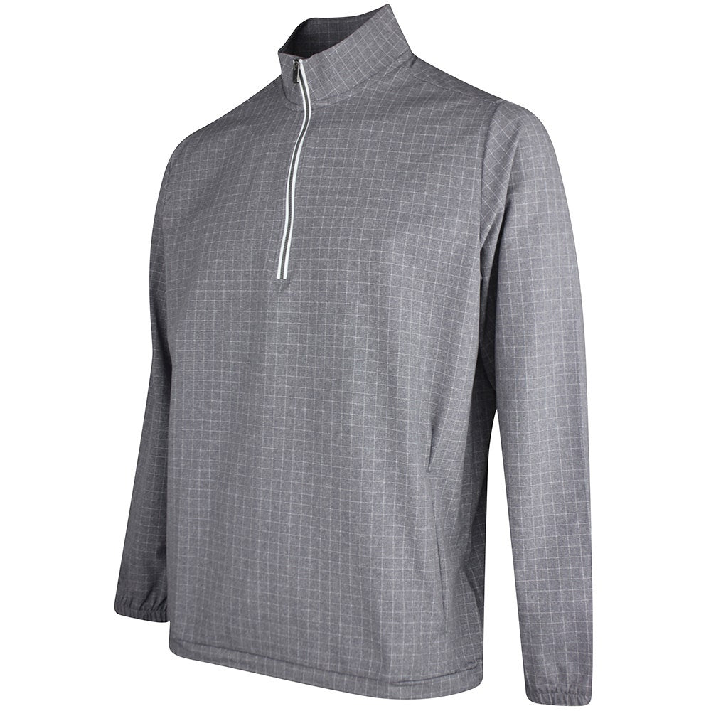 adidas Golf Pullover - U365 Set Woven QZ - Grey Five SS26