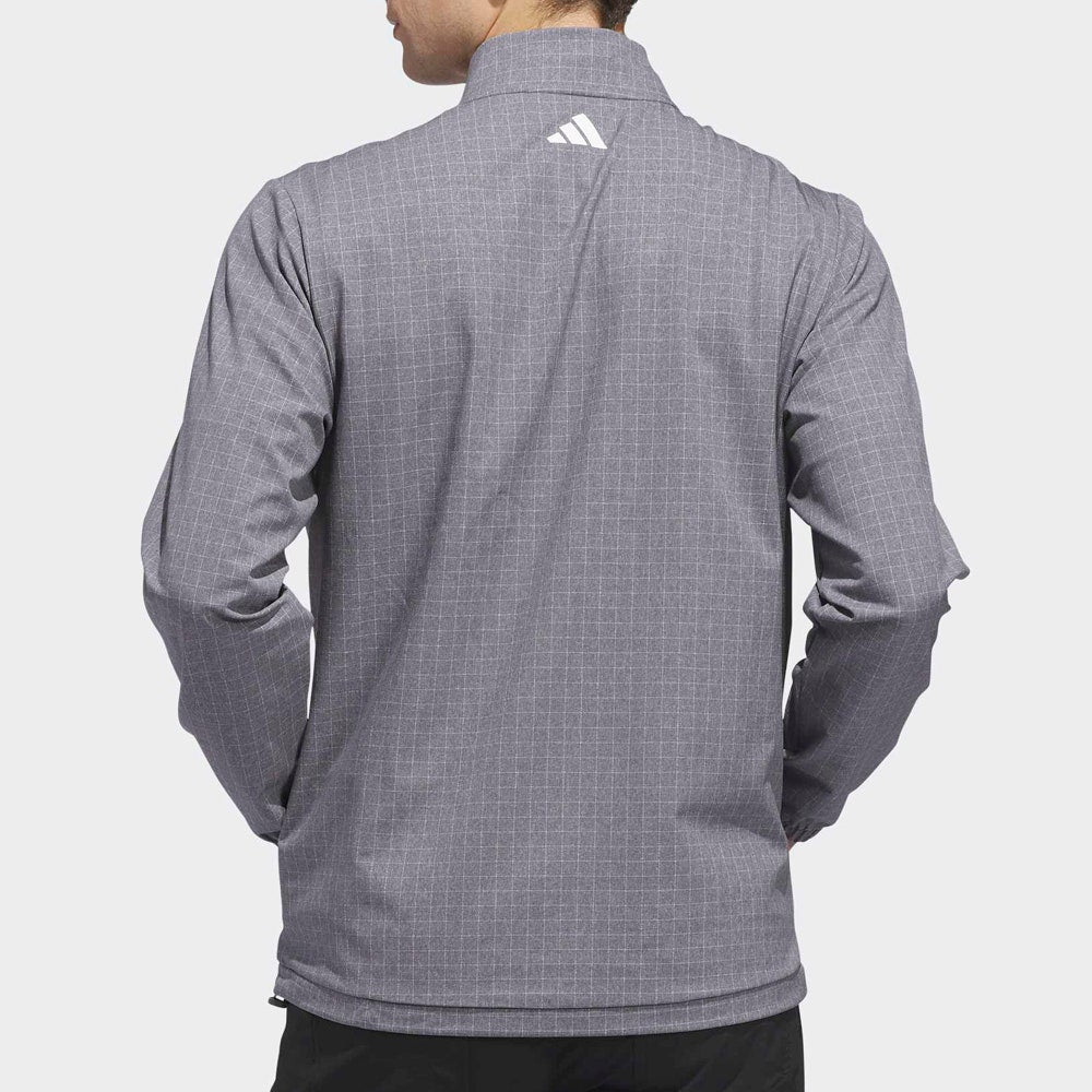 adidas Golf Pullover - U365 Set Woven QZ - Grey Five SS26