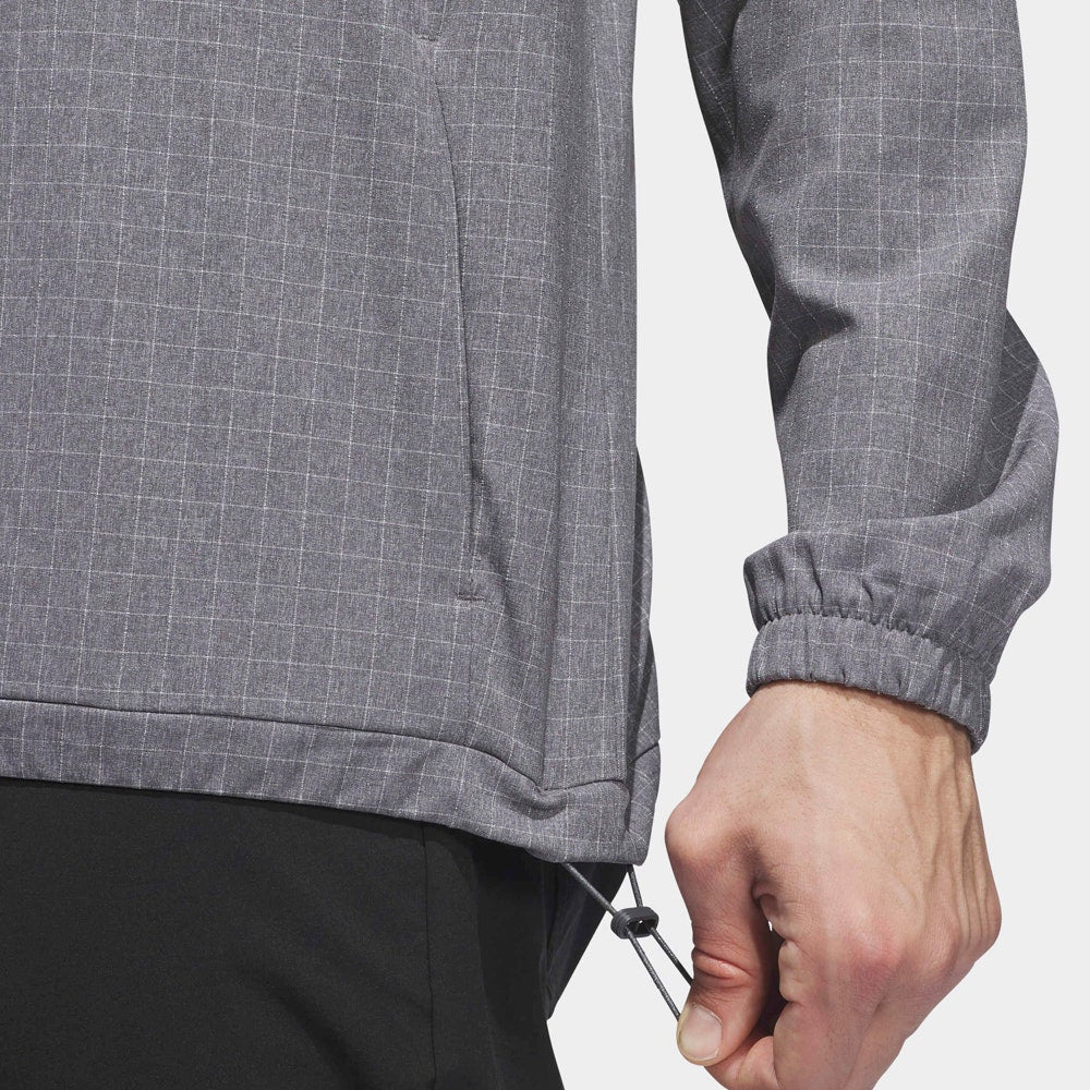 adidas Golf Pullover - U365 Set Woven QZ - Grey Five SS26
