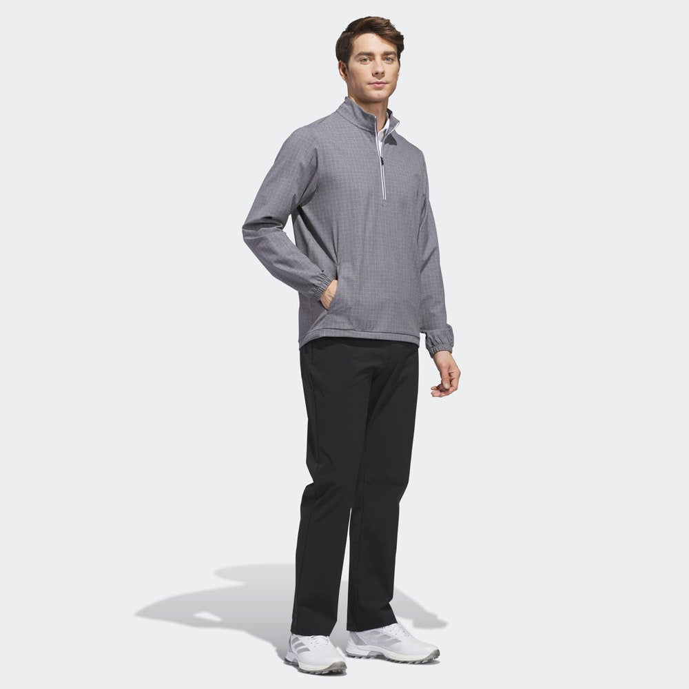 adidas Golf Pullover - U365 Set Woven QZ - Grey Five SS26