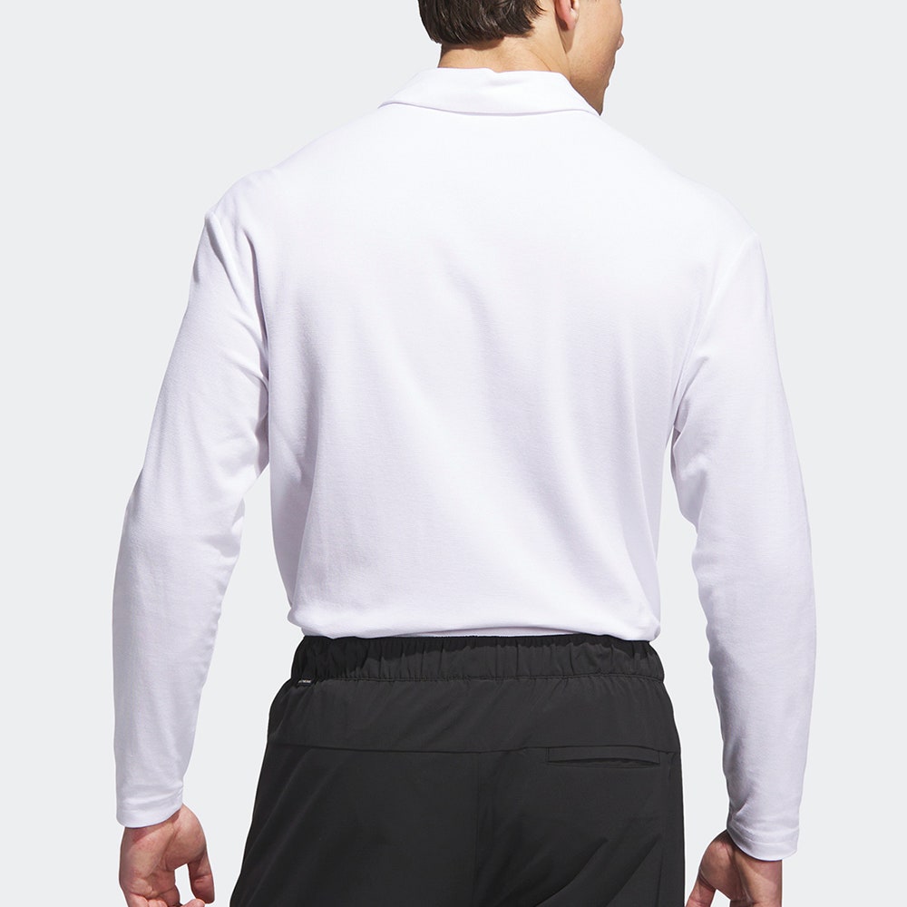 adidas Golf Shirt - BTC Loose Fit LS - White AW25