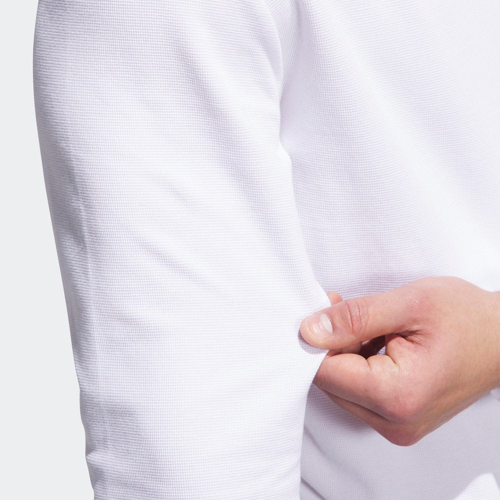 adidas Golf Shirt - BTC Loose Fit LS - White AW25