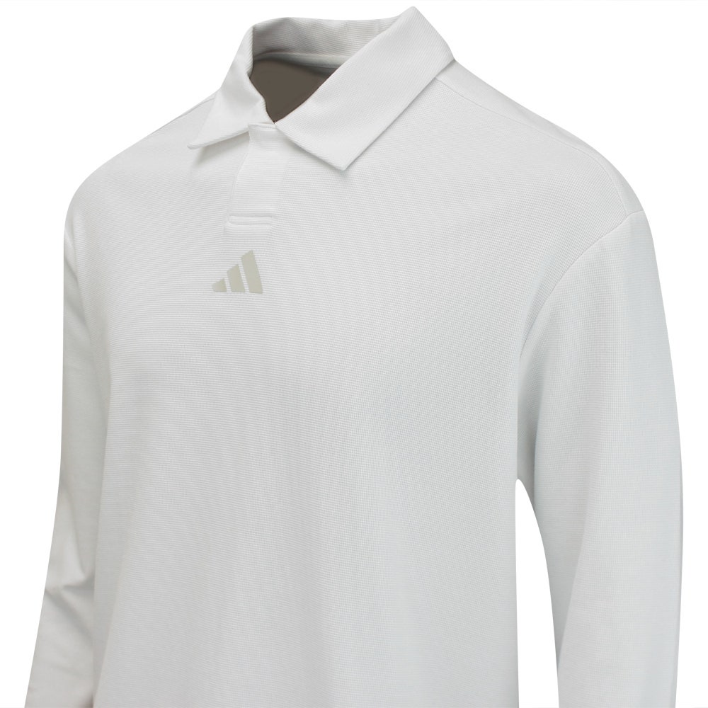 adidas Golf Shirt - BTC Loose Fit LS - White AW25