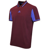 adidas Golf Shirt - BTC Vent Twistknit Polo - Maroon AW26