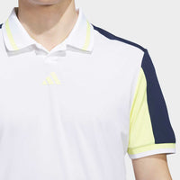 adidas Golf Shirt - BTC Vent Twistknit Polo - White AW26