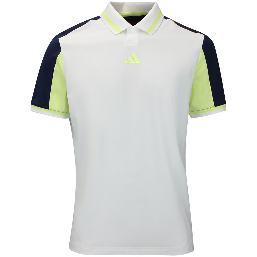 adidas Golf Shirt - BTC Vent Twistknit Polo - White AW26