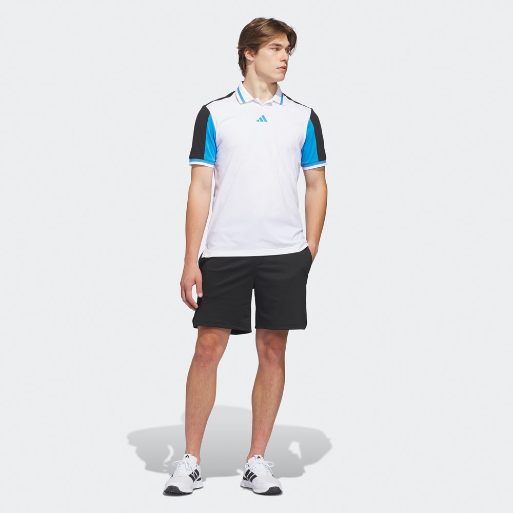 adidas Golf Shirt - BTC Vent Twistknit Polo - White SS26