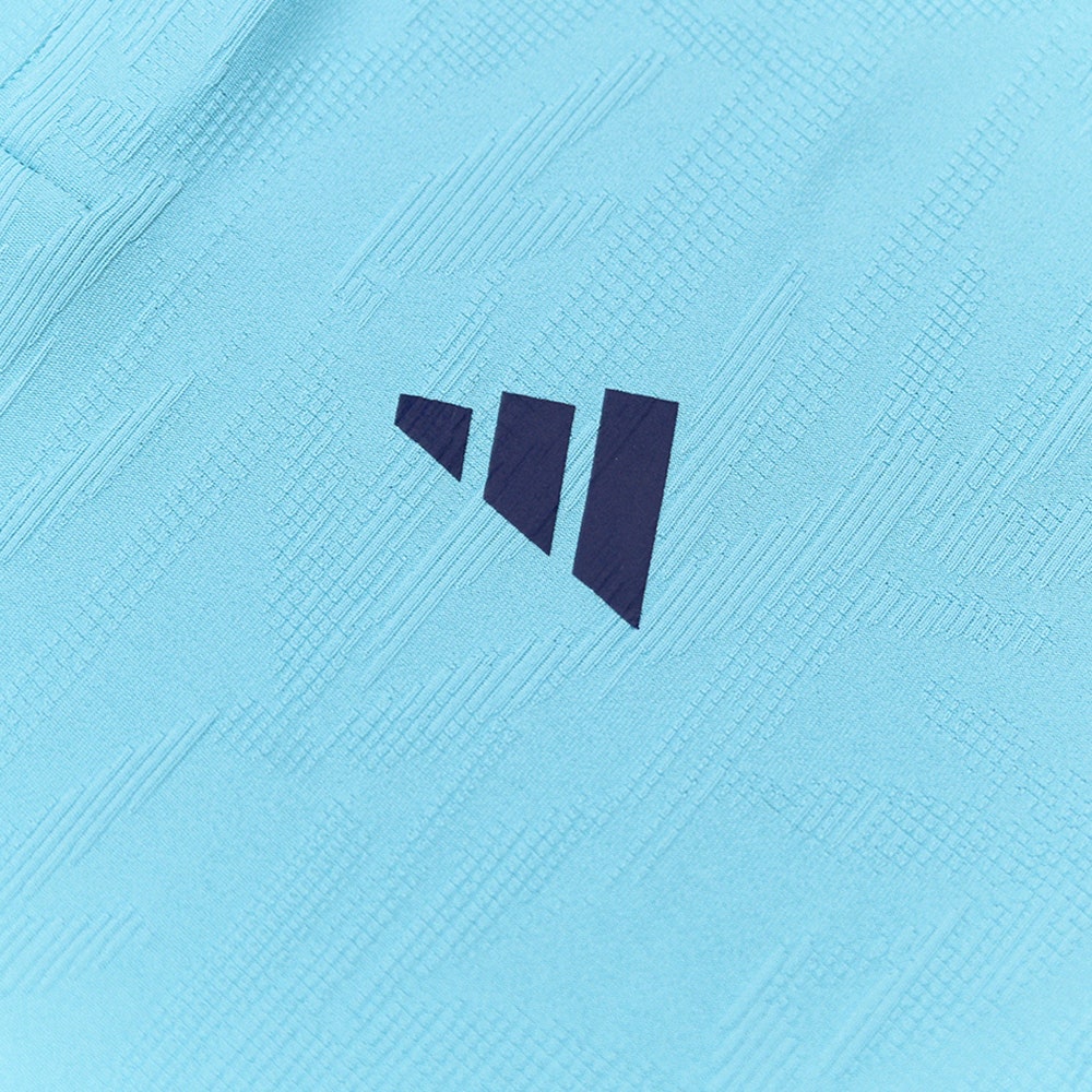 adidas Golf Shirt - Go-To Textured Polo - Mint Ton AW25