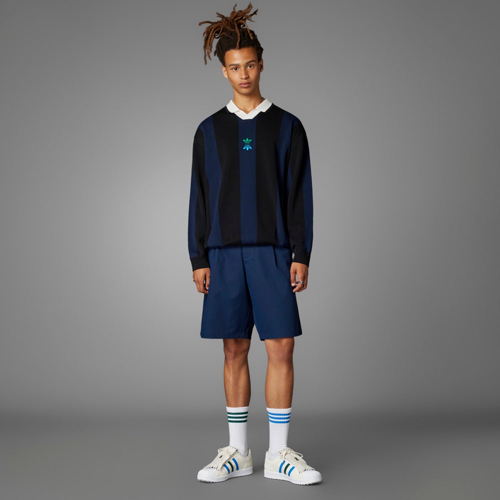 adidas Golf Shirt - Rolling Links LS Knit Polo - Black AW24