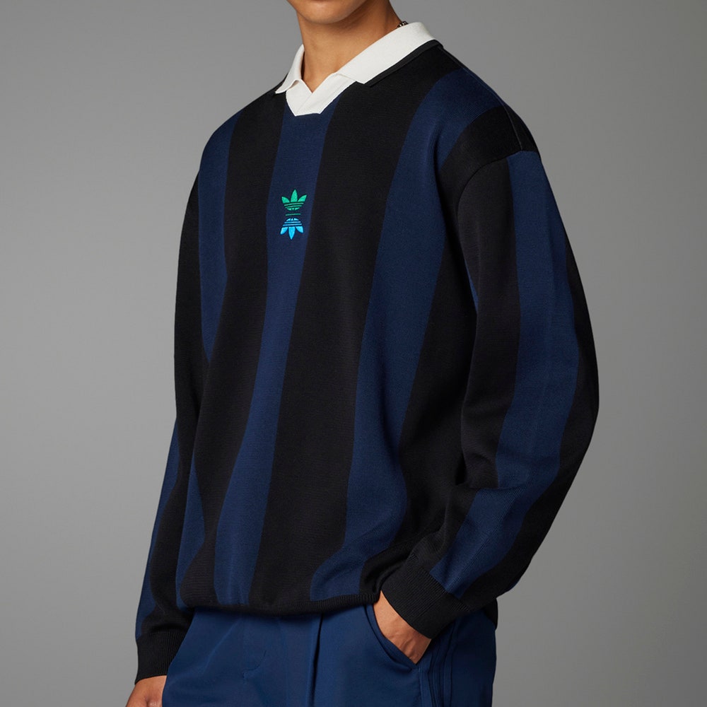 adidas Golf Shirt - Rolling Links LS Knit Polo - Black AW24